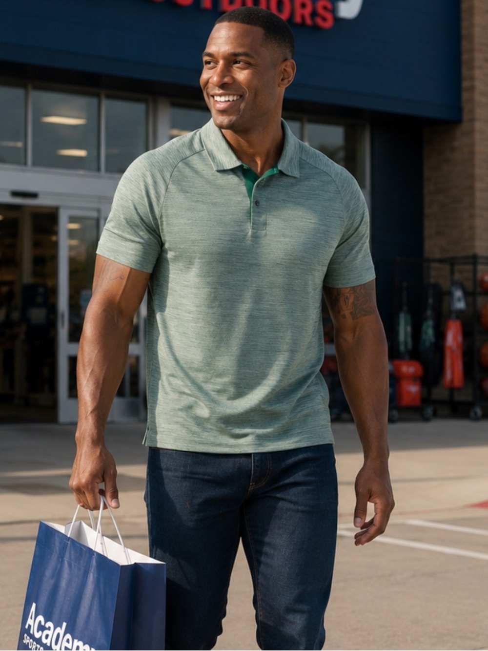 UNTUCKit Heathered Performance Polo